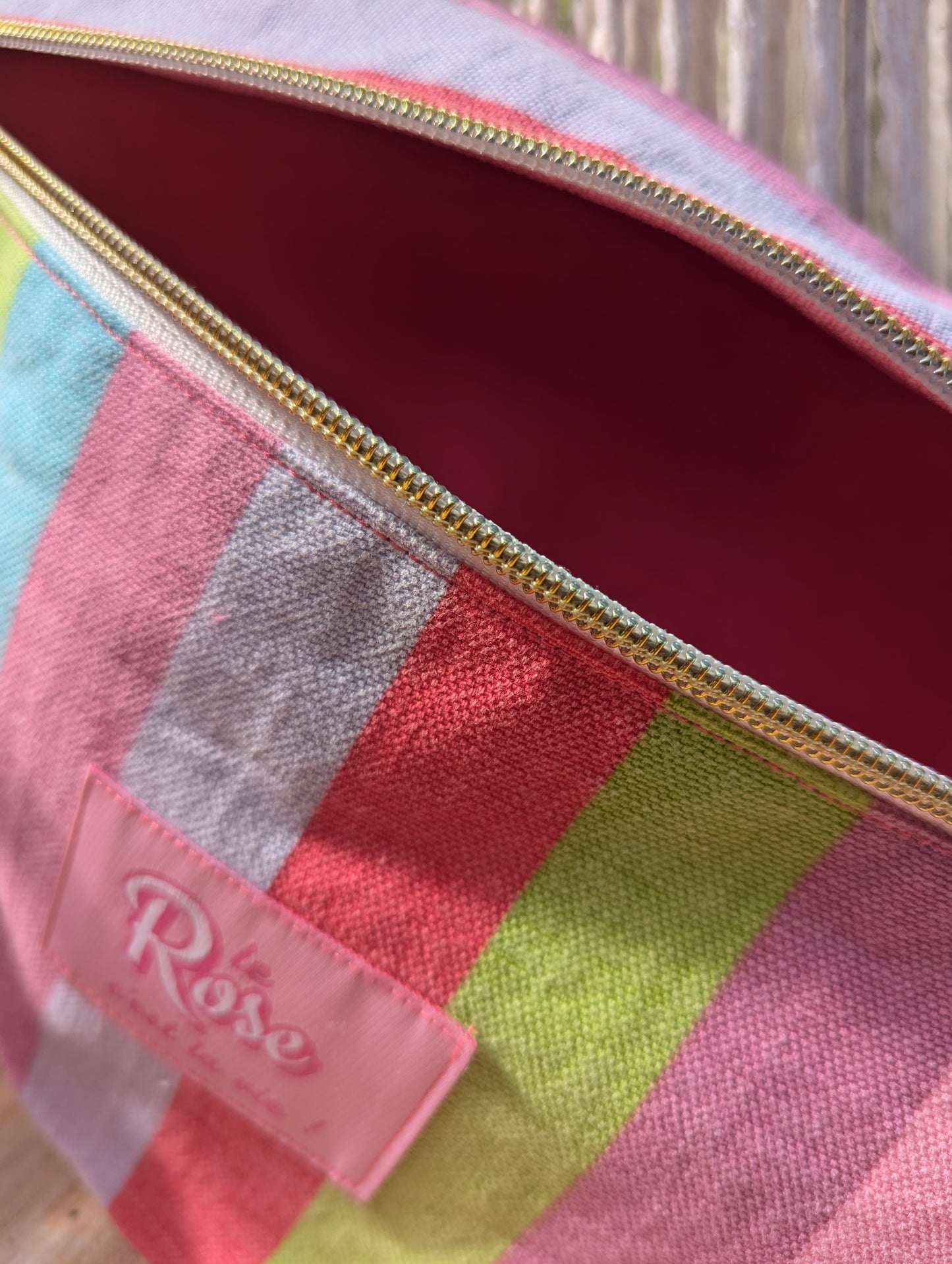 Sac banane "Le Rose c'est la Vie" (Upcyclé)