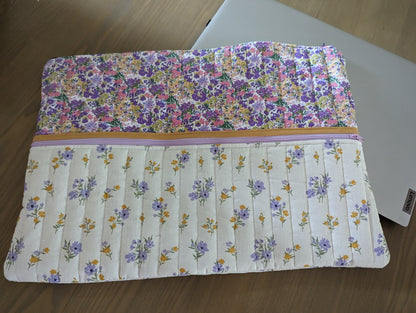 Pochette matelassée liberty pour ordinateur